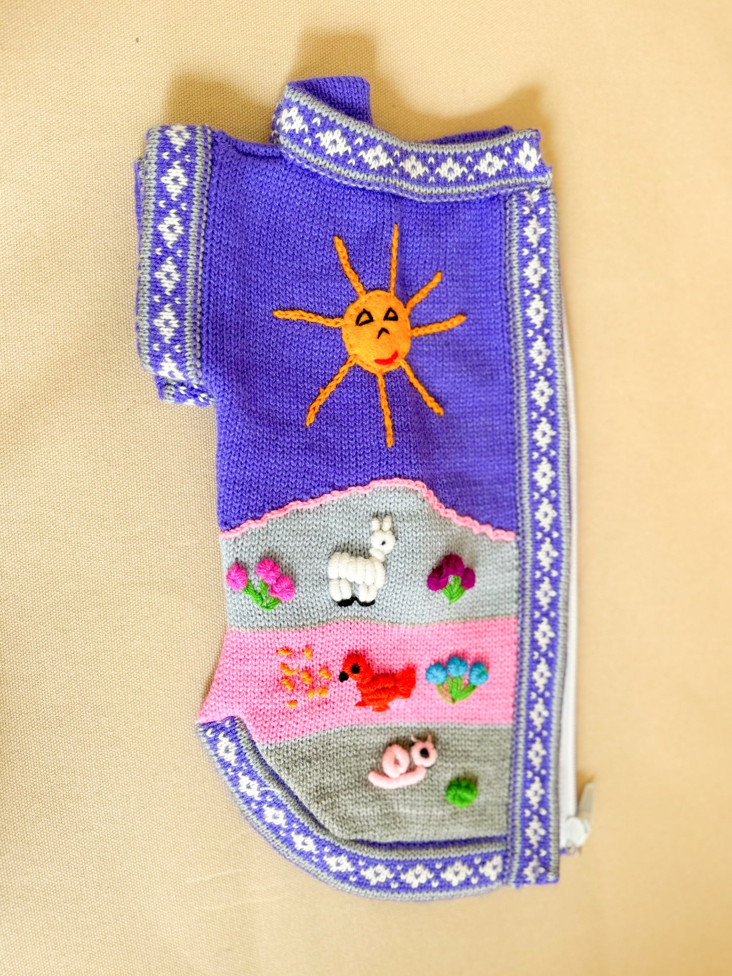 ドッグジップアップジャケット <Violet>