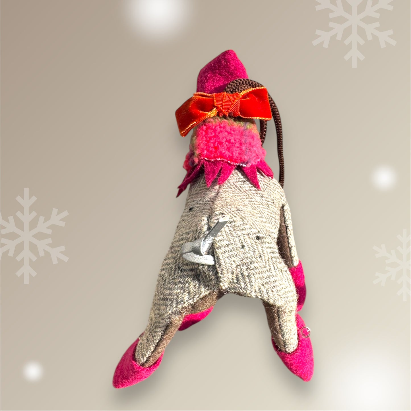 Vintage Teddy  Iggy - Miss Fusia