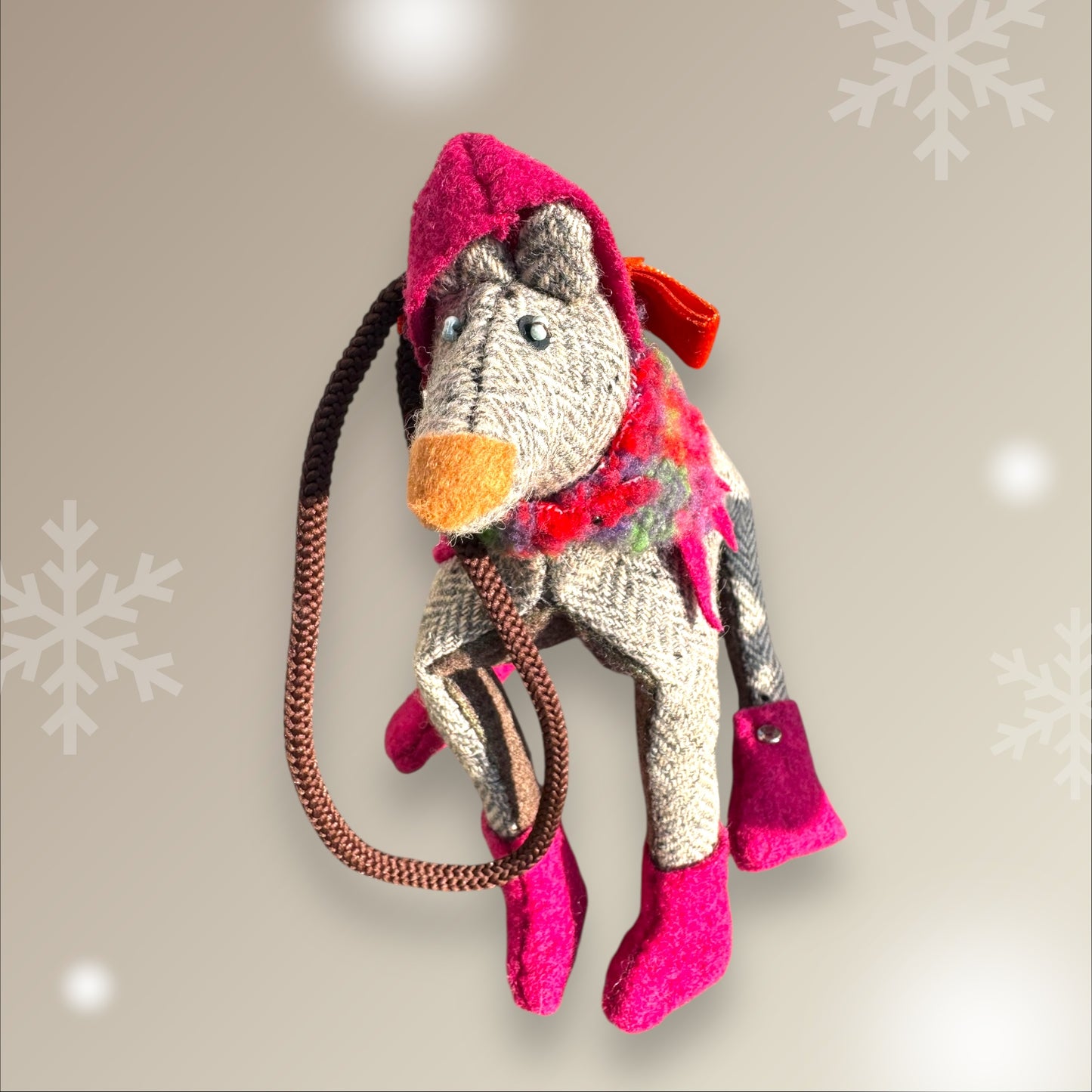 Vintage Teddy  Iggy - Miss Fusia