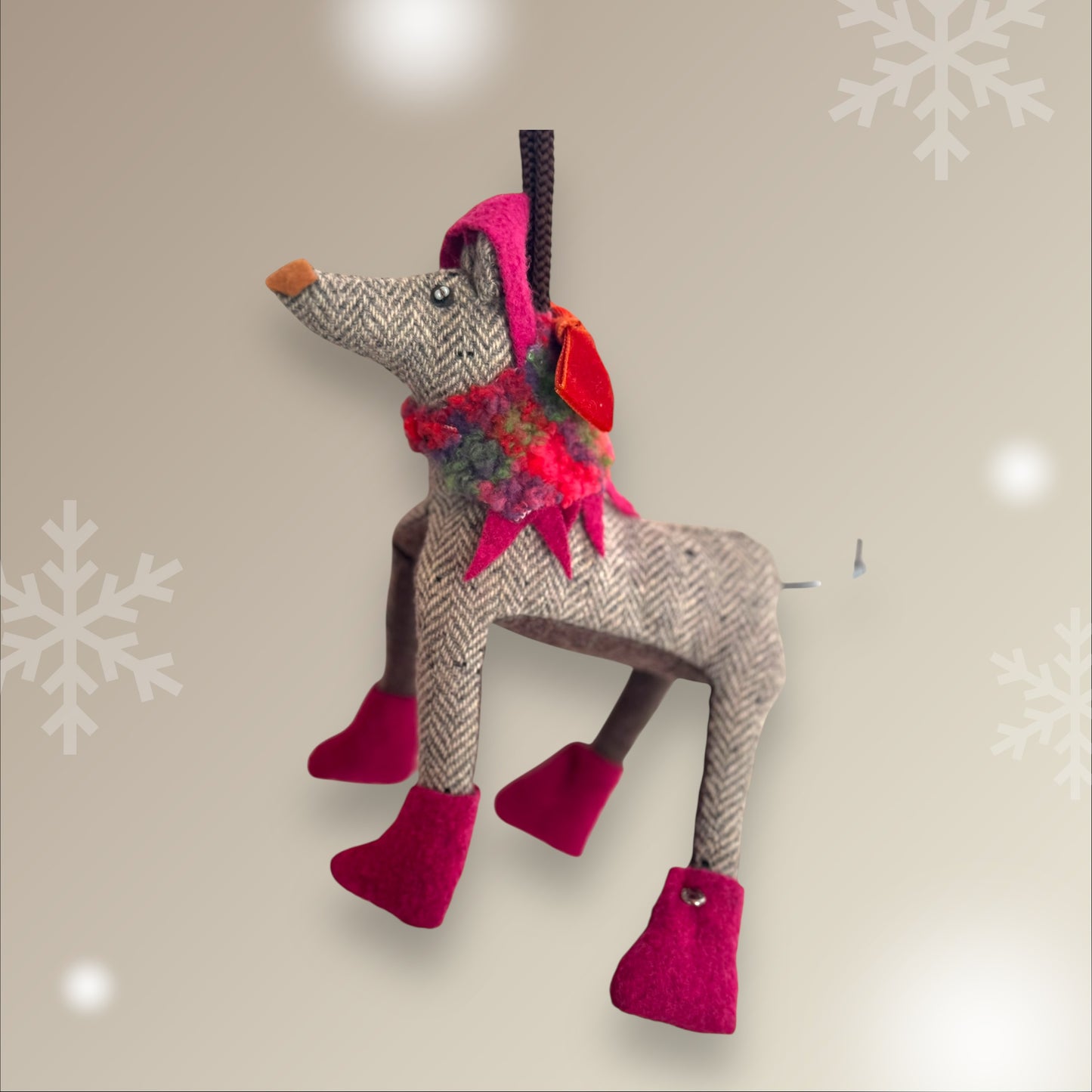 Vintage Teddy  Iggy - Miss Fusia